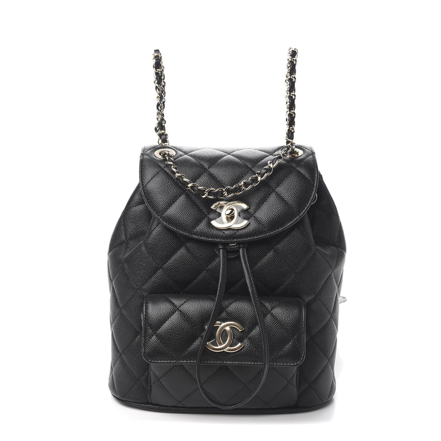 Chanel Caviar Quilted Backpack Bag Black 1 of 9