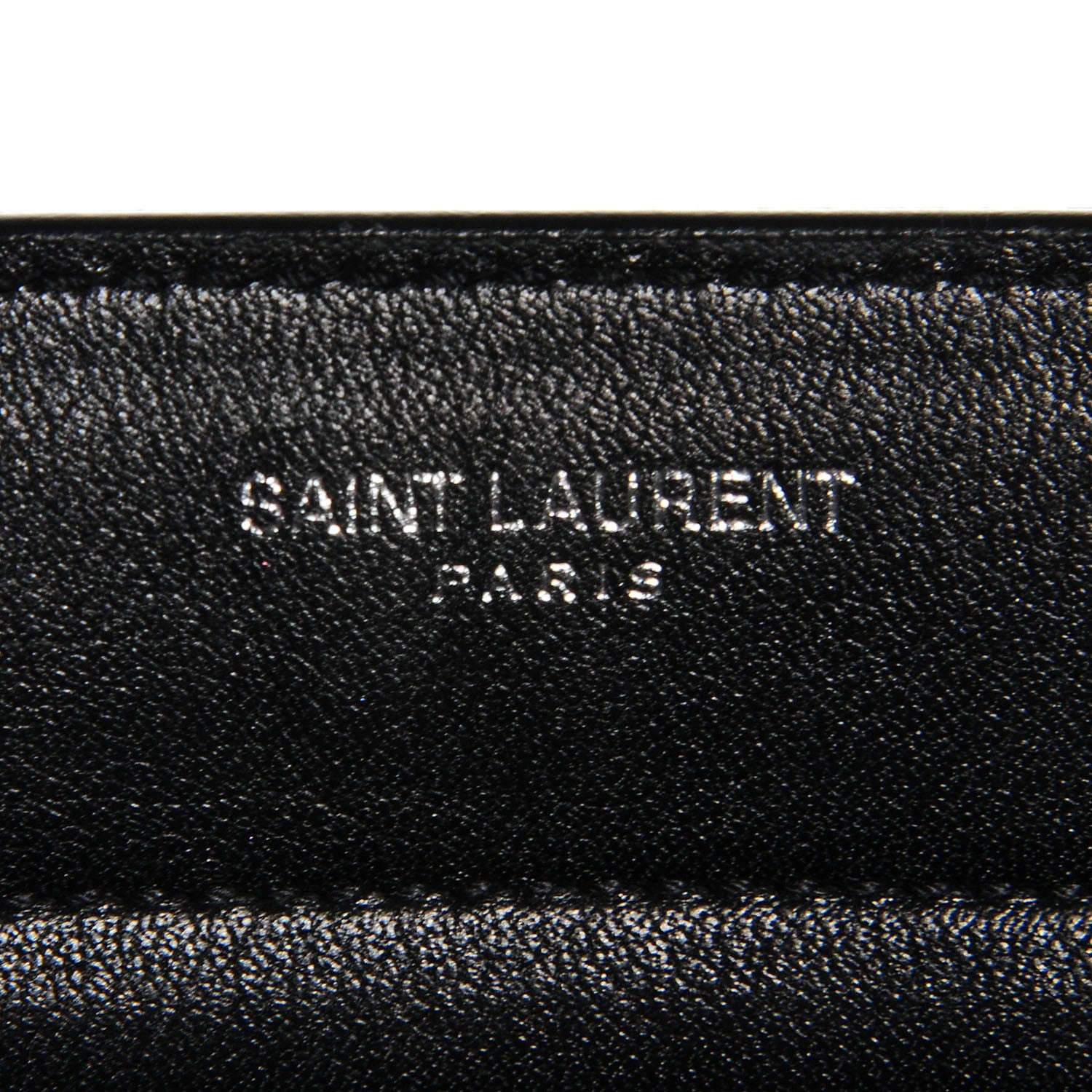 Saint Laurent Calfskin Stud Sac De Jour Clutch Black 6 of 8