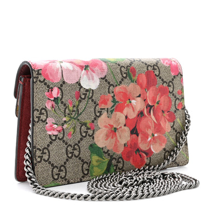 Gucci GG Supreme Monogram Blooms Super Mini Dionysus Shoulder Bag Beige Multicolor Dry Rose 3 of 12