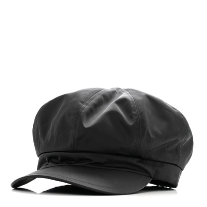 Prada Re-Nylon Newsboy Hat M Black 1 of 8