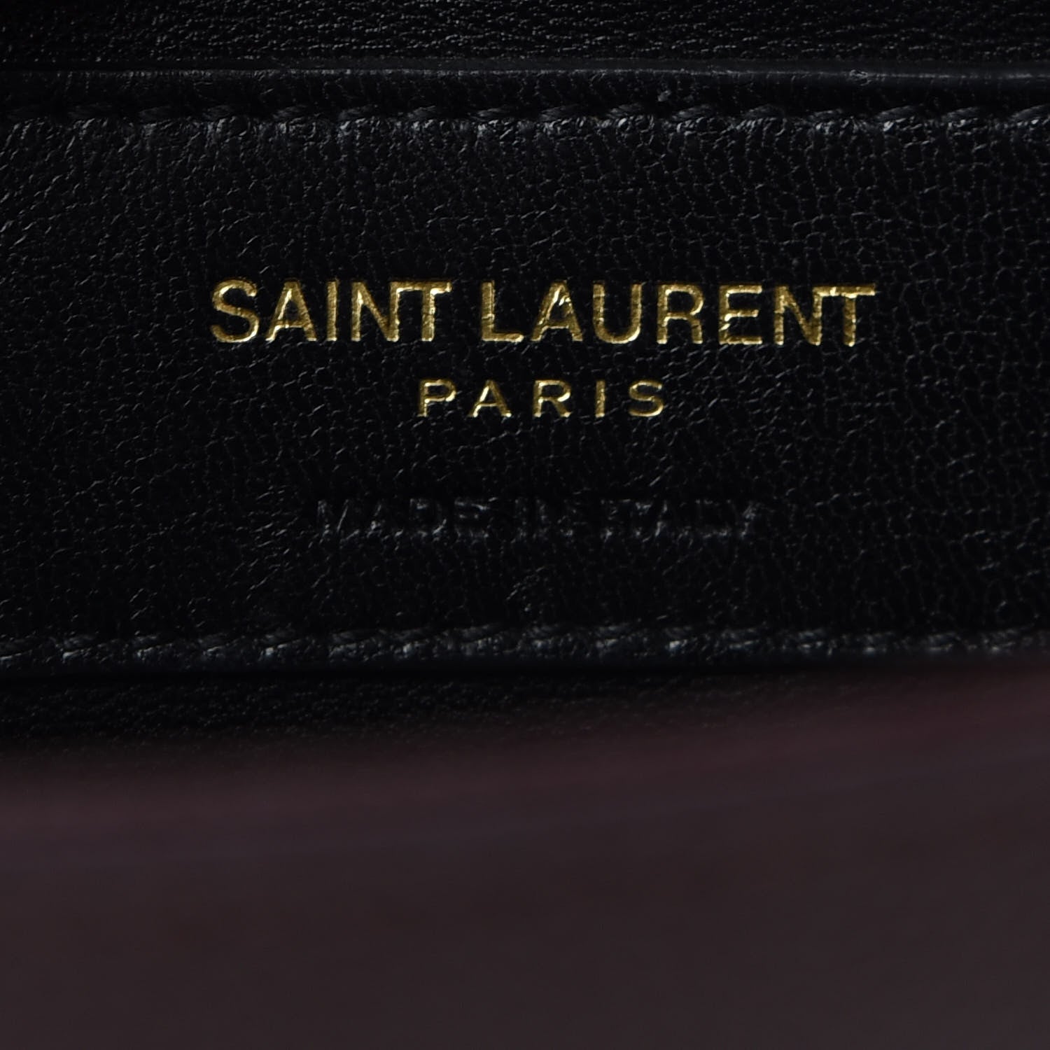 Saint Laurent Grain De Poudre Medium Classic Monogram Kate Satchel Amaranto 8 of 8