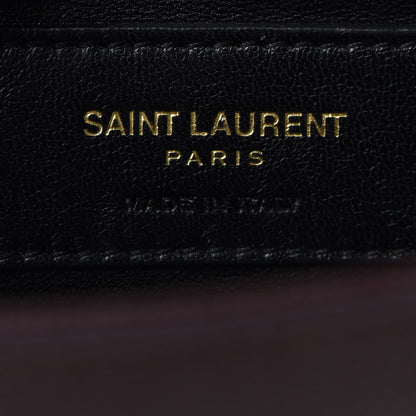 Saint Laurent Grain De Poudre Medium Classic Monogram Kate Satchel Amaranto 8 of 8