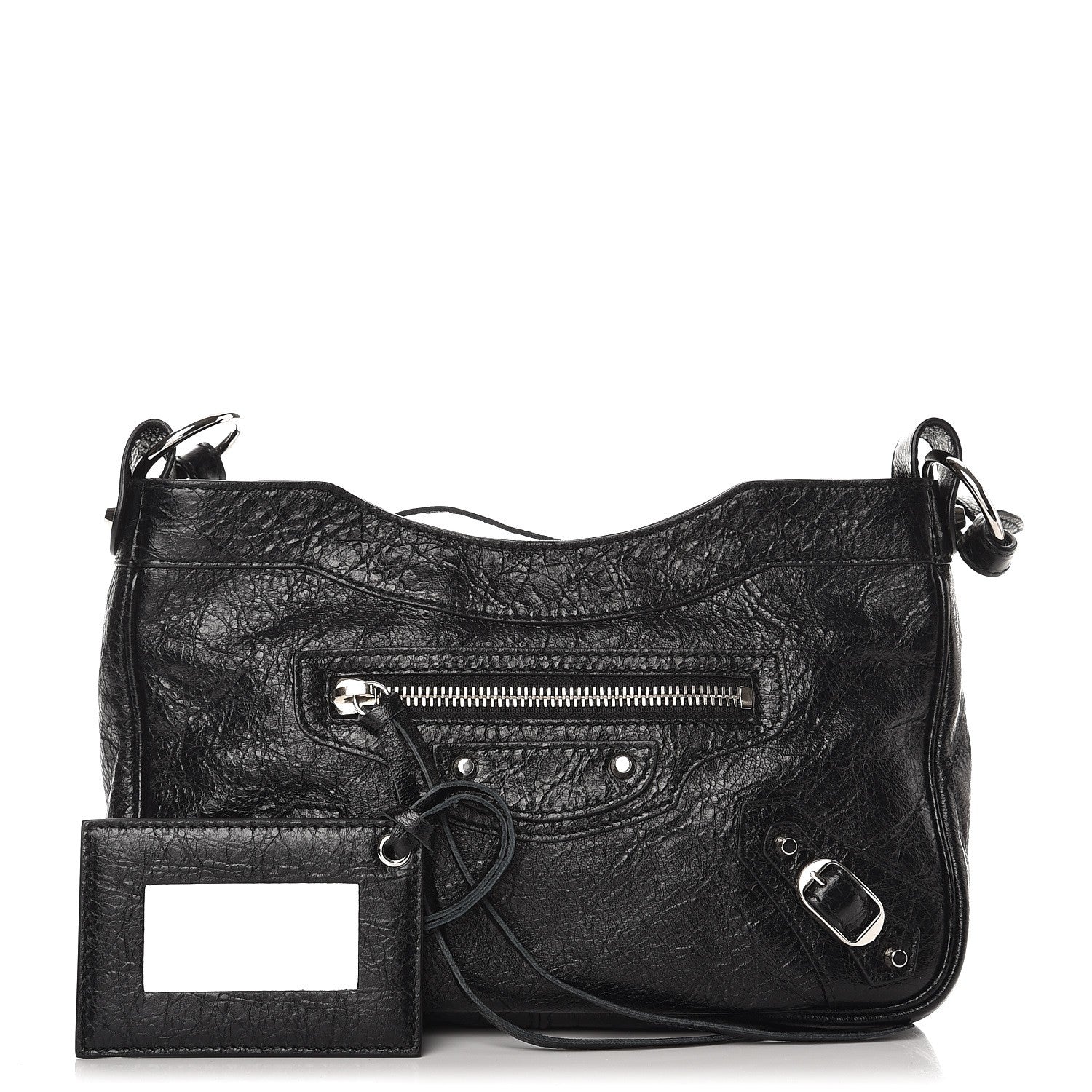 Balenciaga Agneau Classic Silver Hardware Hip Black 1 of 7
