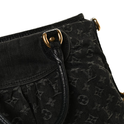 Louis Vuitton Denim Neo Cabby MM Black 10 of 13