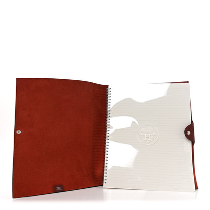 Hermes Togo Ulysse GM Notebook Cover Rouge H 5 of 6