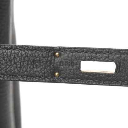 Hermes Togo Birkin 35 Bleu Ocean 10 of 11