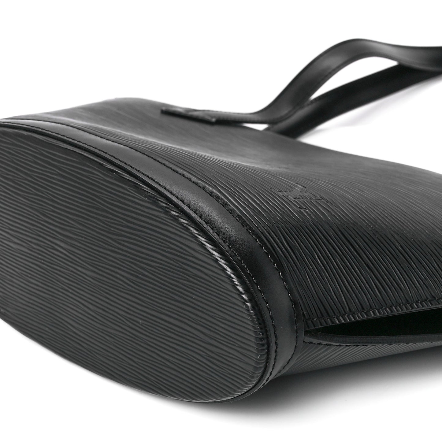 Epi Saint Jacques PM Long Straps Black