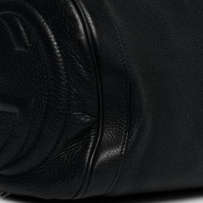 Gucci Pebbled Calfskin Medium Soho Boston Black 16 of 17
