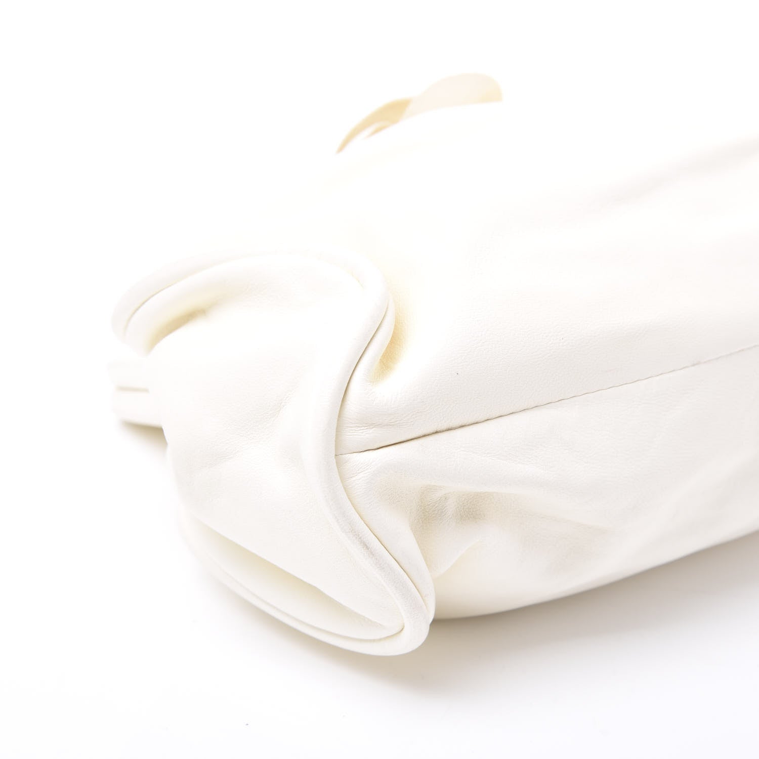 Chanel Lambskin Camellia Handbag White 5 of 9
