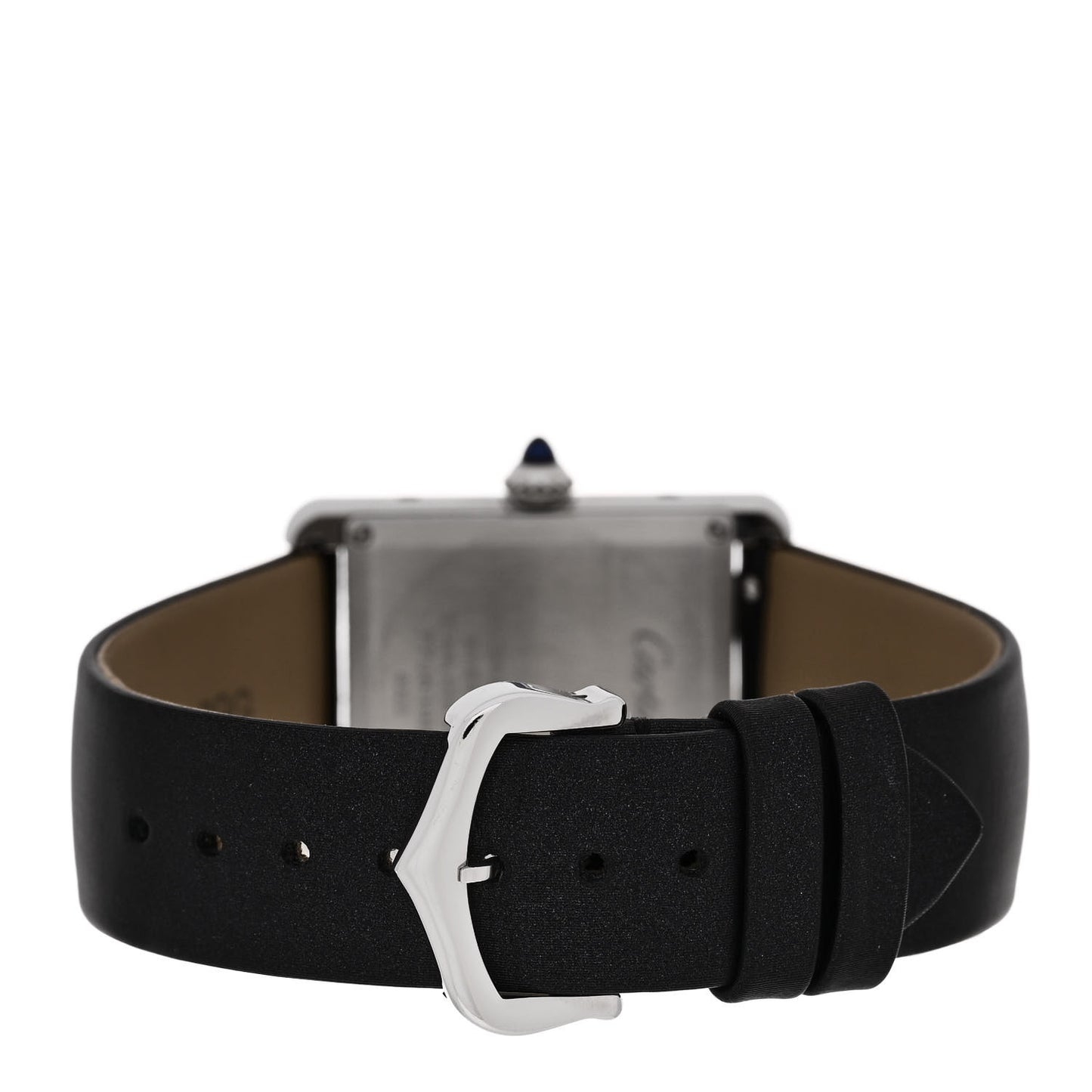 Stainless Steel Satin Diamond 25mm Must de Cartier Tank Quartz Watch