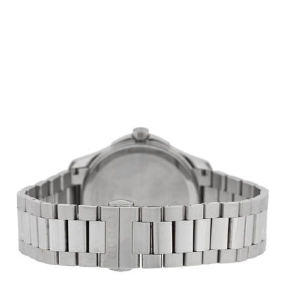 Gucci Stainless Steel 38mm G-Timeless Diamante Quartz Watch Grey 3 of 5