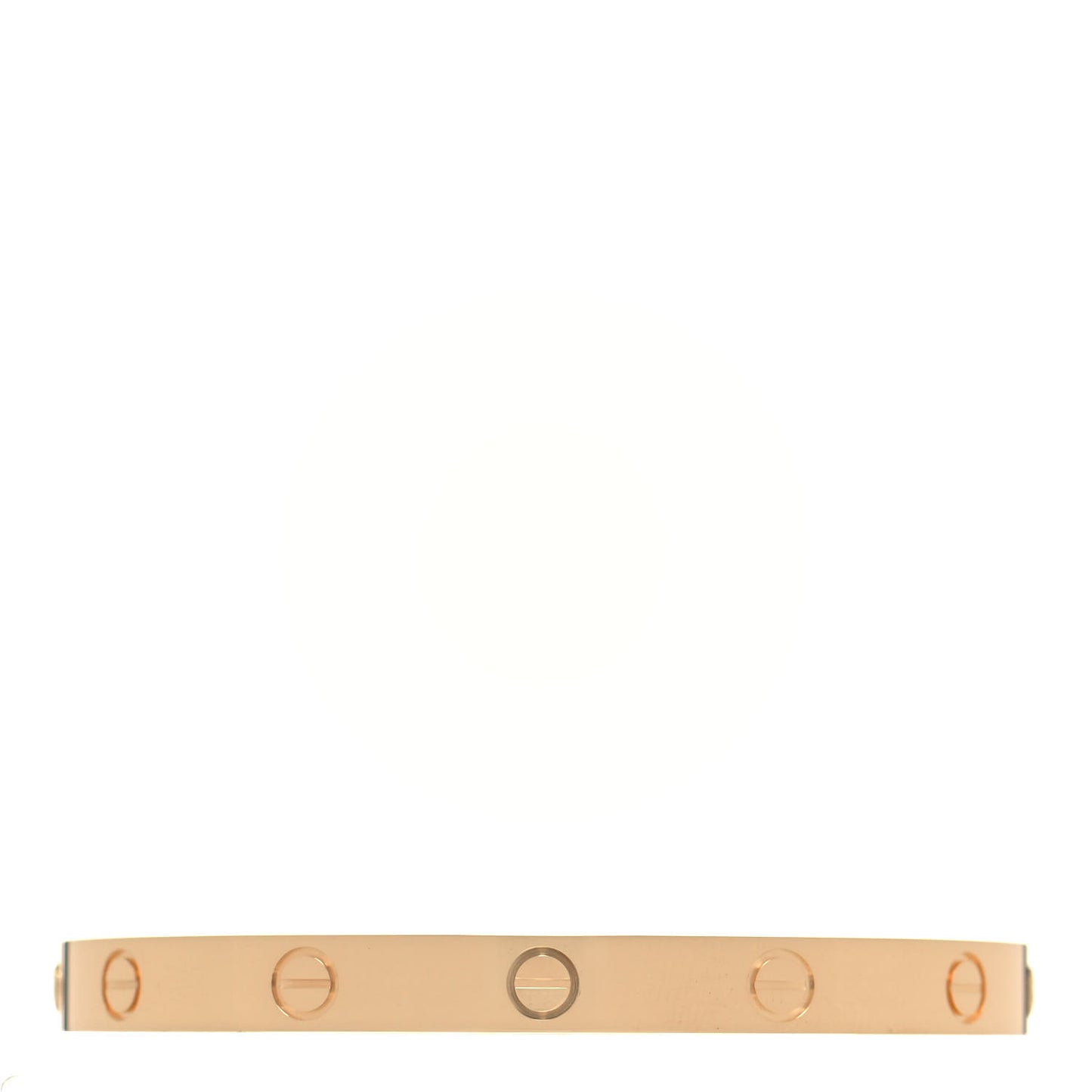 18K Yellow Gold LOVE Bracelet 17