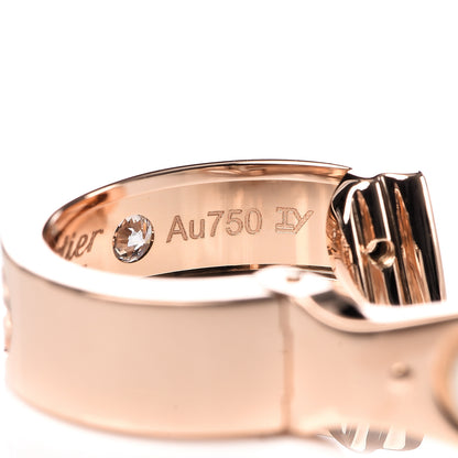 Cartier 18K Pink Gold 2 Diamond 5.5mm LOVE Hoop Clip-On Earrings 6 of 6