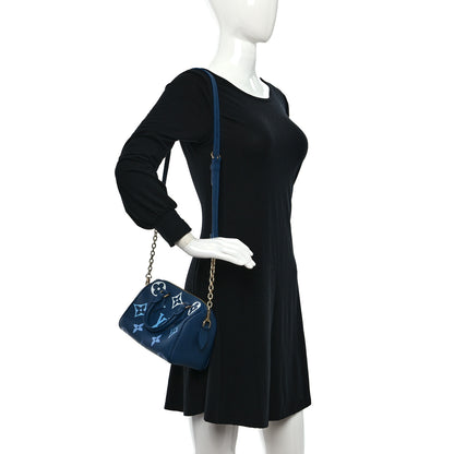 Louis Vuitton Empreinte Monogram Giant Speedy Bandouliere 20 Degrade Blue 2 of 8