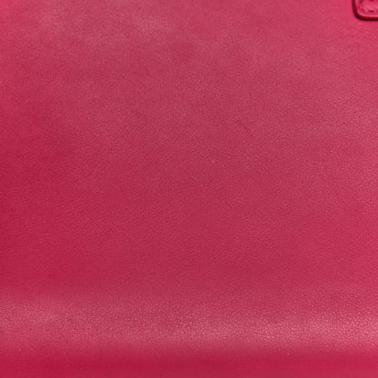 Saint Laurent Calfskin Classic Y Ligne Clutch Fuchsia 27 of 29
