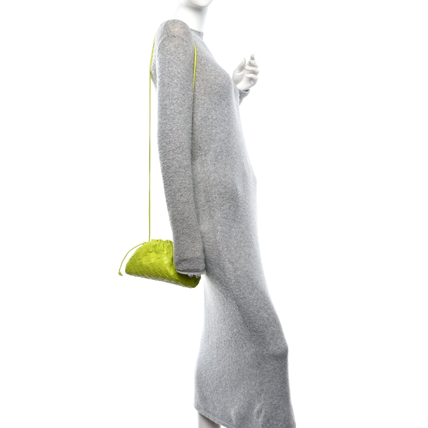 Bottega Veneta Nappa Intrecciato The Mini Pouch Kiwi 2 of 9