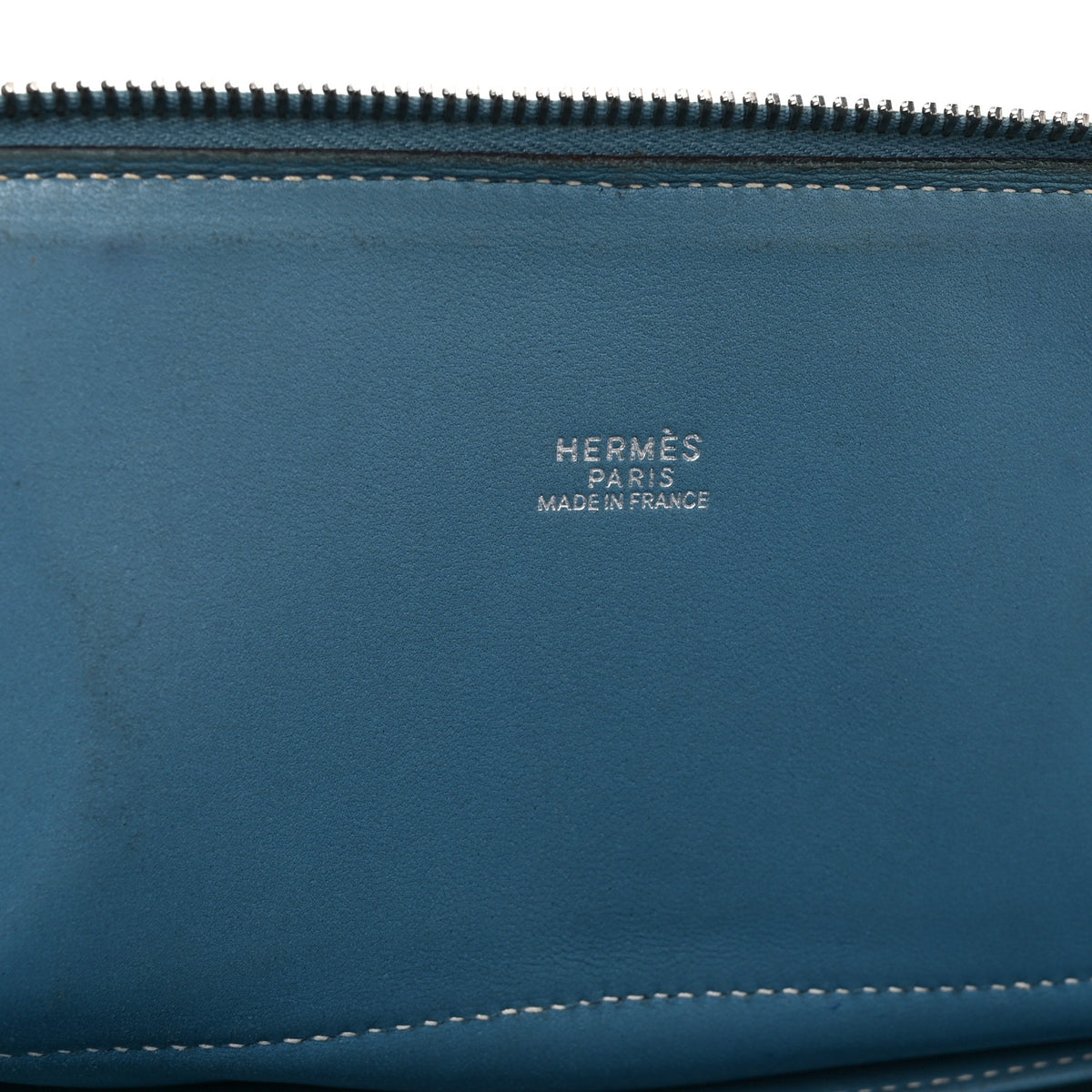 Hermes Taurillon Clemence Bolide 31 Blue Jean 6 of 10