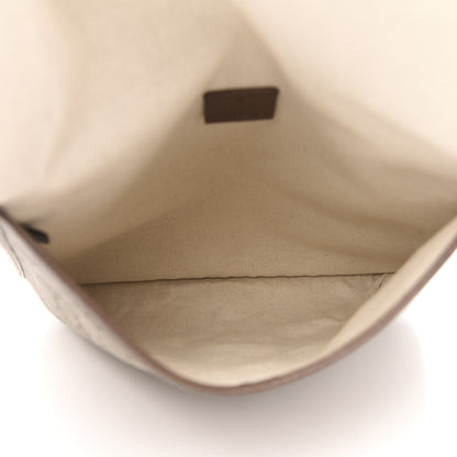 Gucci GG Supreme Monogram Web Medium Neo Vintage Flap Messenger Bag Beige New Acero 5 of 10