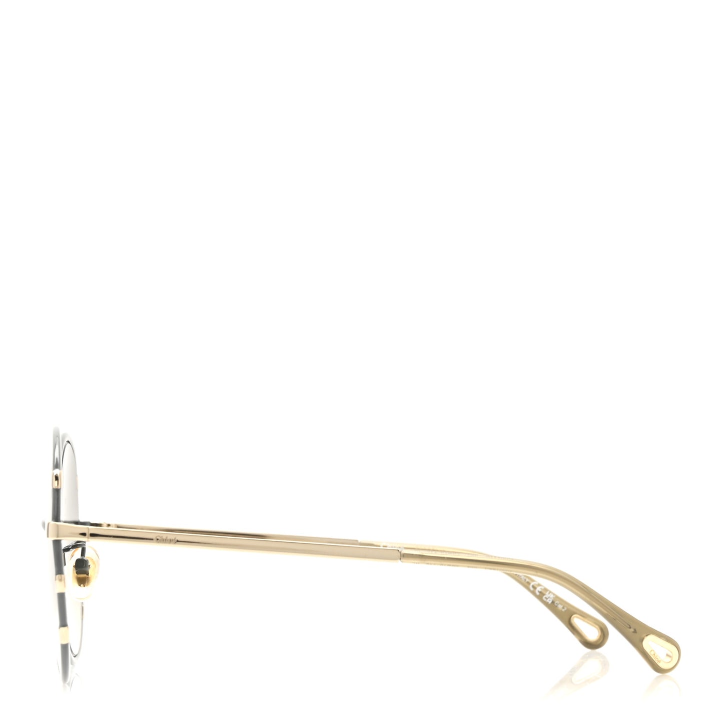 Metal Round Sunglasses CH0114S Blue Gold