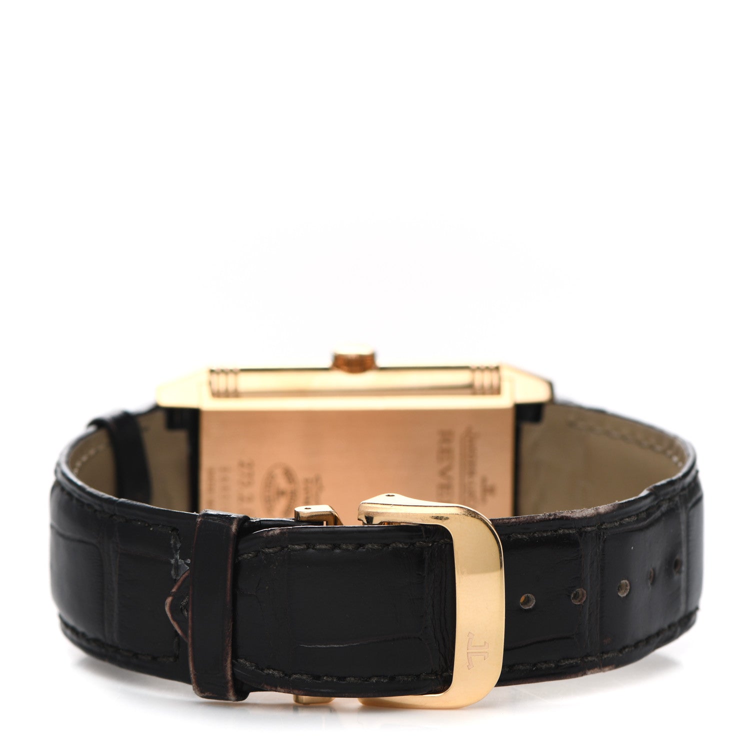 Jaeger-LeCoultre 18K Rose Gold Alligator 30mm Grande Reverso 976 Manual Winding Watch Q3732420 4 of 6