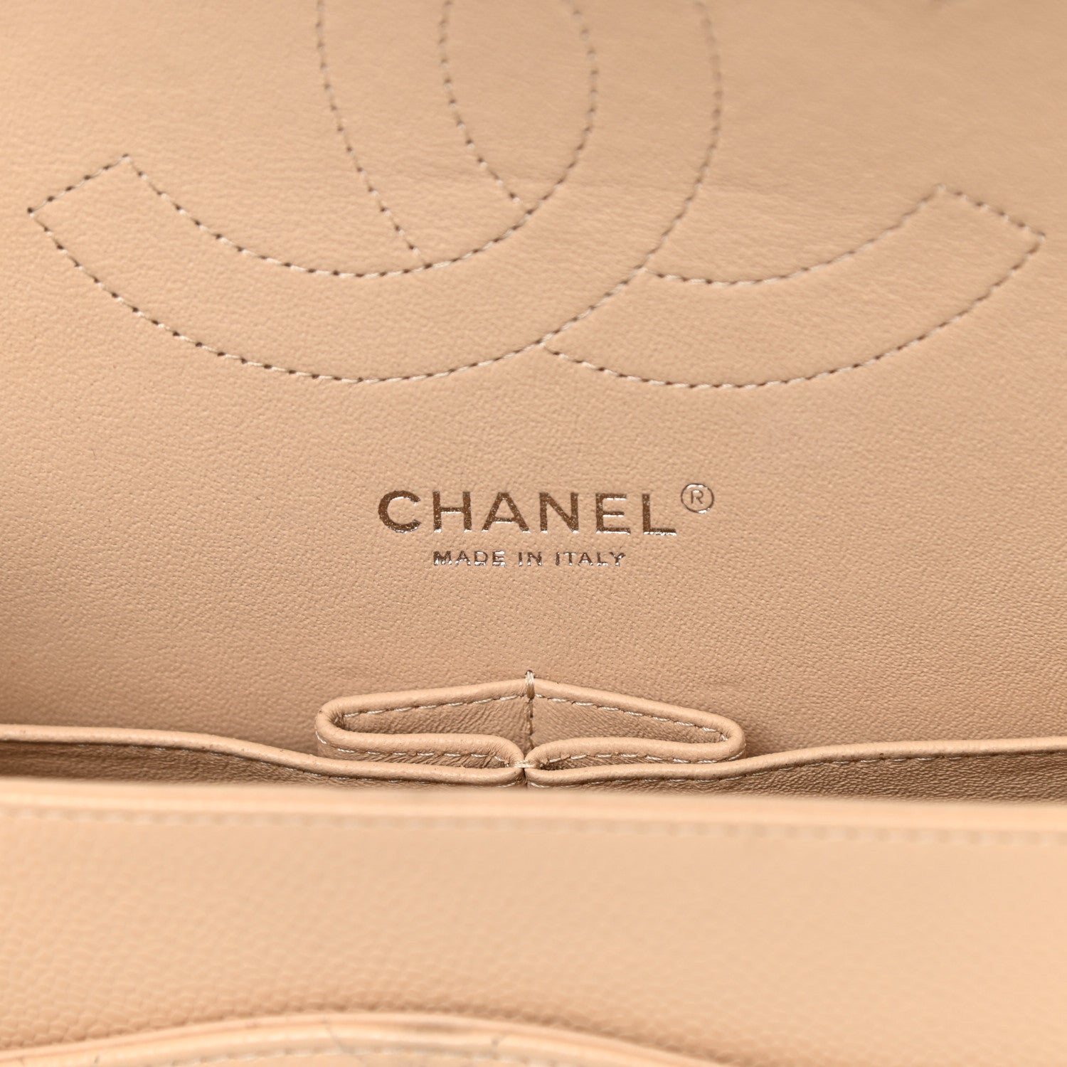 Chanel Caviar Quilted Jumbo Double Flap Beige 6 of 11