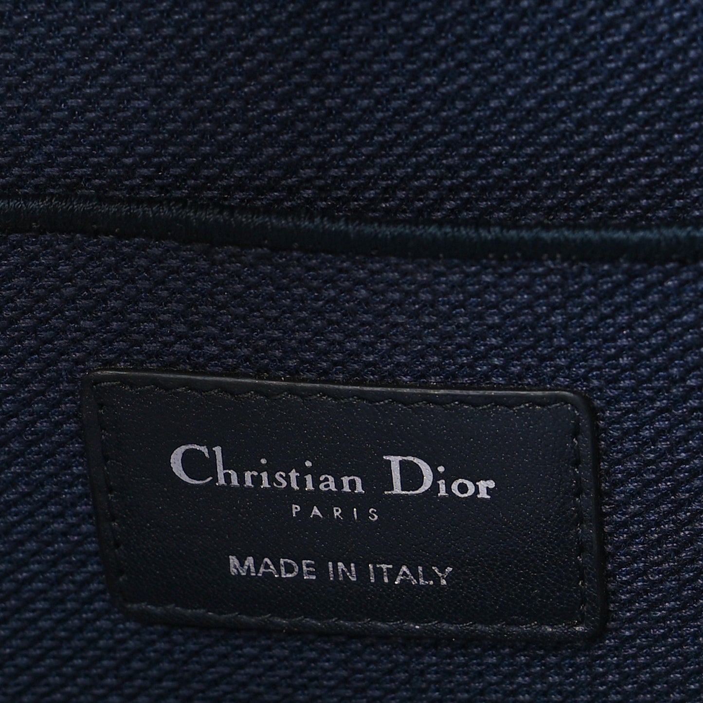Oblique Diortravel Vanity Case Blue