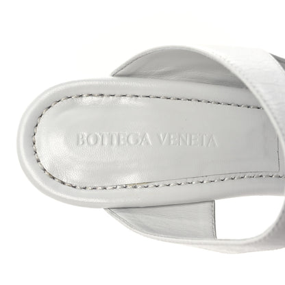 Bottega Veneta Nappa Crunch Lux Sandals 39.5 Optic White 9 of 11
