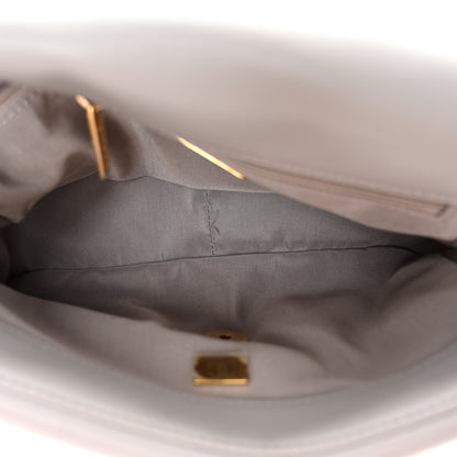 Chanel Lambskin Quilted Medium Chanel 19 Flap Grey 5 of 10