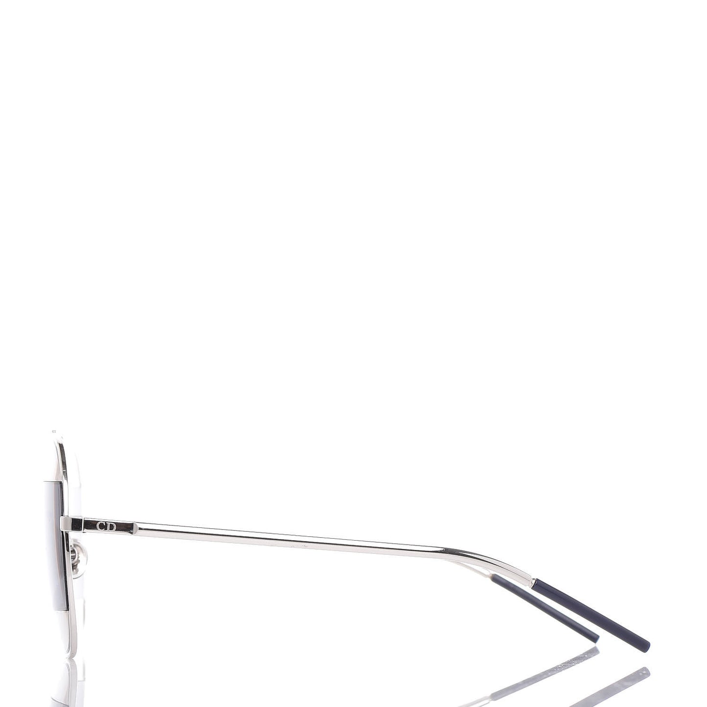 Split 1 Aviator Sunglasses Silver Blue