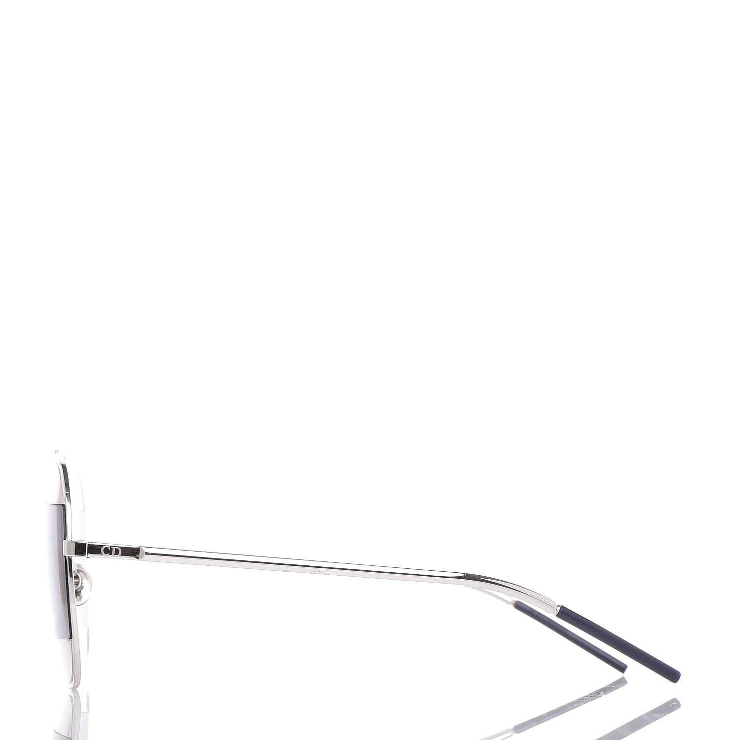 Christian Dior Split 1 Aviator Sunglasses Silver Blue 3 of 7
