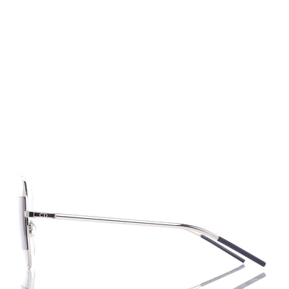 Christian Dior Split 1 Aviator Sunglasses Silver Blue 3 of 7