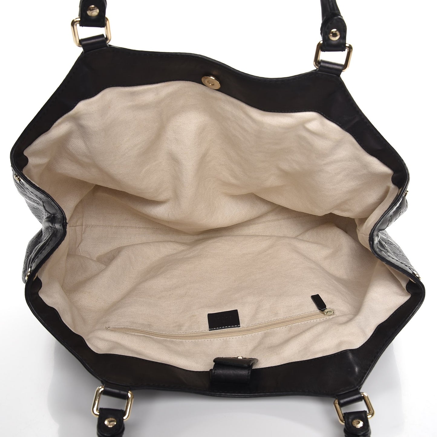 Guccissima Large Sukey Tote Black