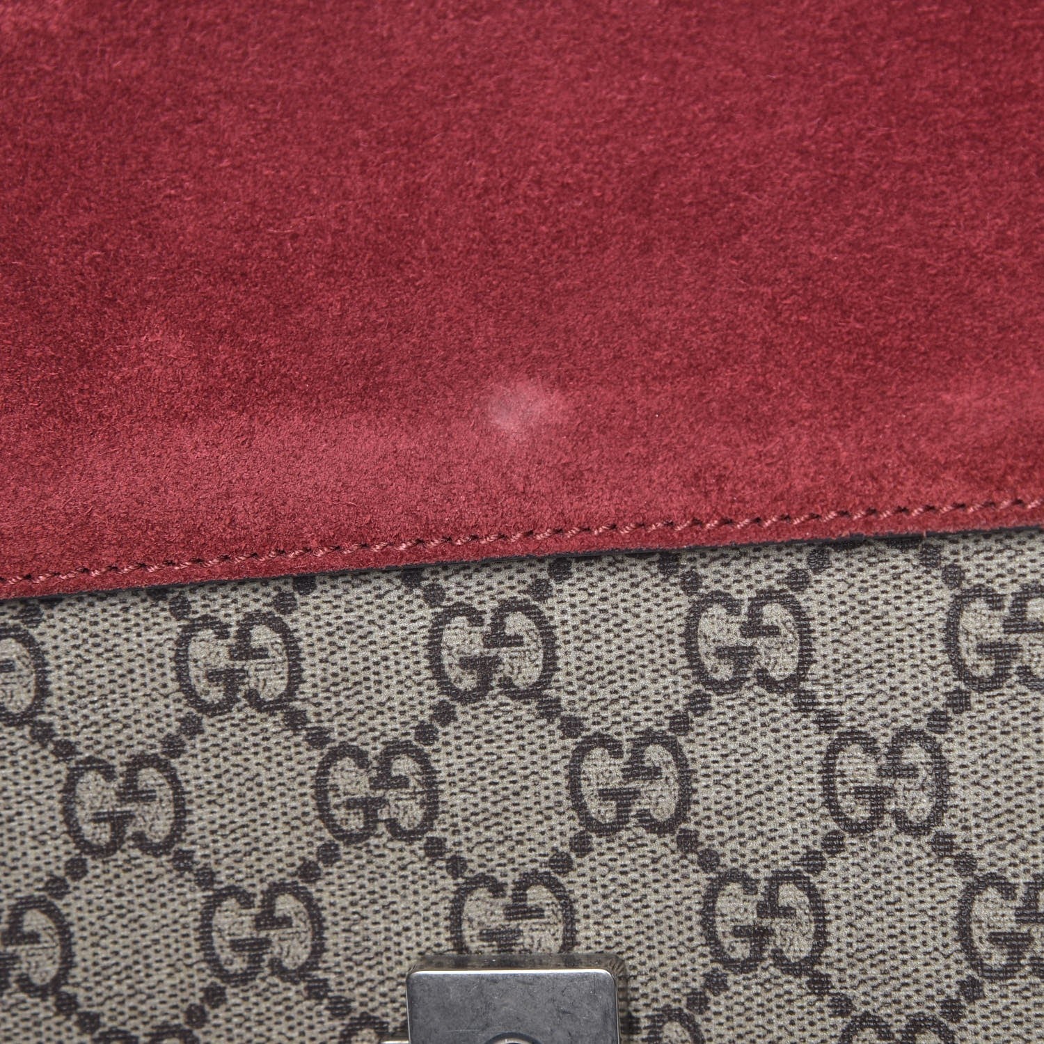 Gucci GG Supreme Monogram Blooms Medium Dionysus Shoulder Bag Beige Multicolor Dry Rose 9 of 11