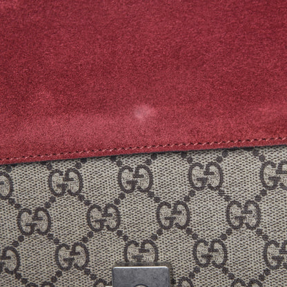Gucci GG Supreme Monogram Blooms Medium Dionysus Shoulder Bag Beige Multicolor Dry Rose 9 of 11