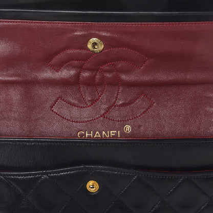 Chanel Lambskin Quilted Small Double Flap Black 11 of 13