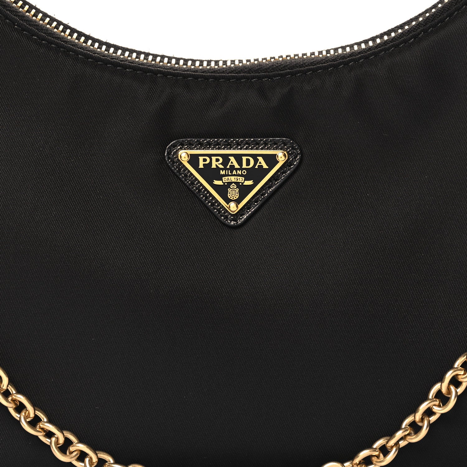 Prada Nylon Re-Edition 2005 Shoulder Bag Black 7 of 9