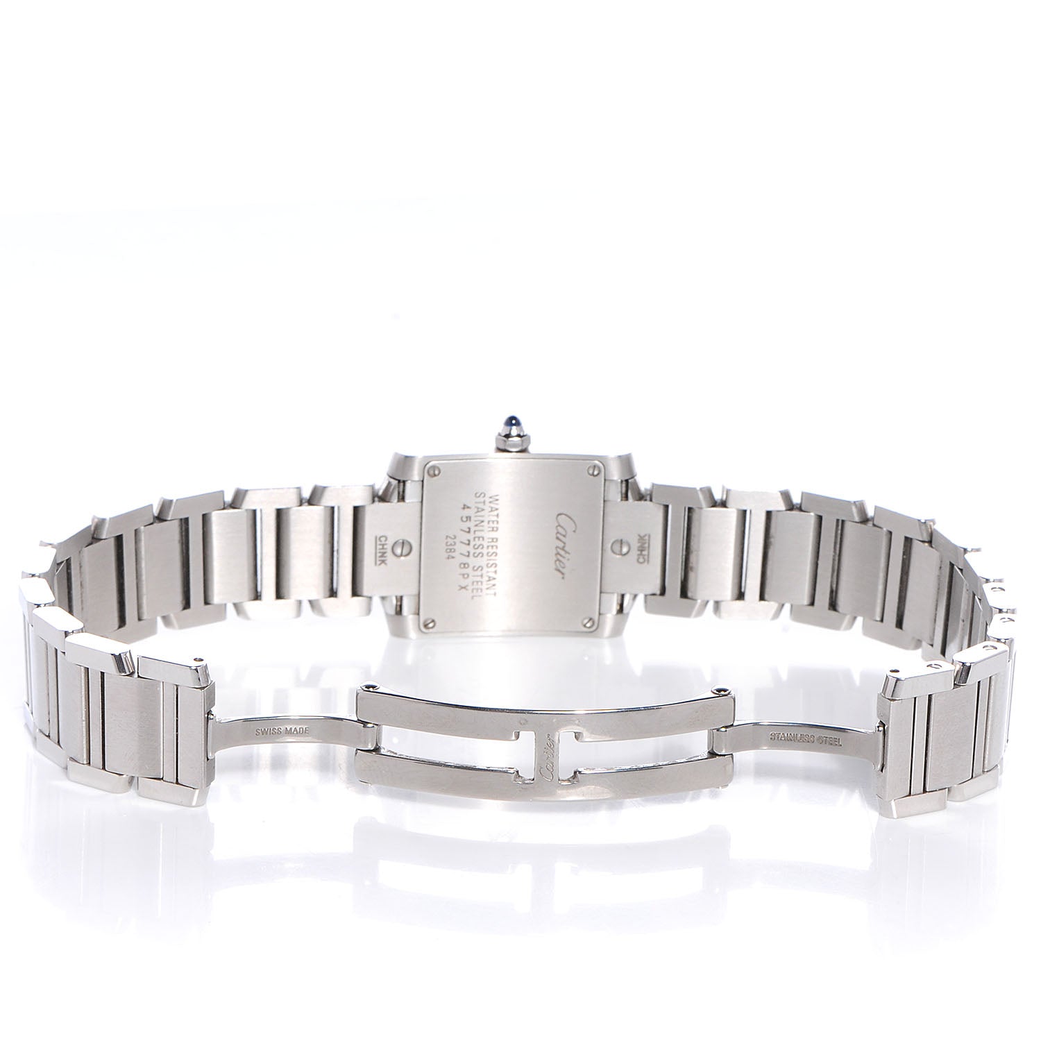 Cartier Stainless Steel 20mm Tank Francaise Quartz Watch 3 of 7