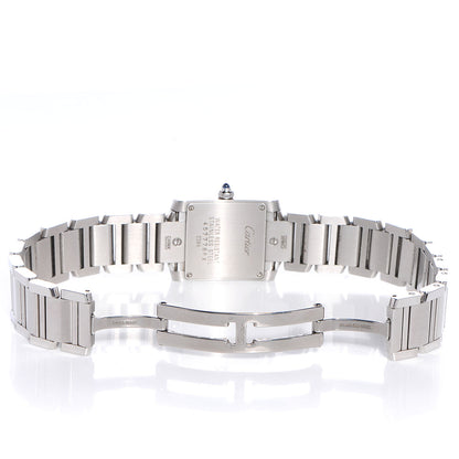 Cartier Stainless Steel 20mm Tank Francaise Quartz Watch 3 of 7