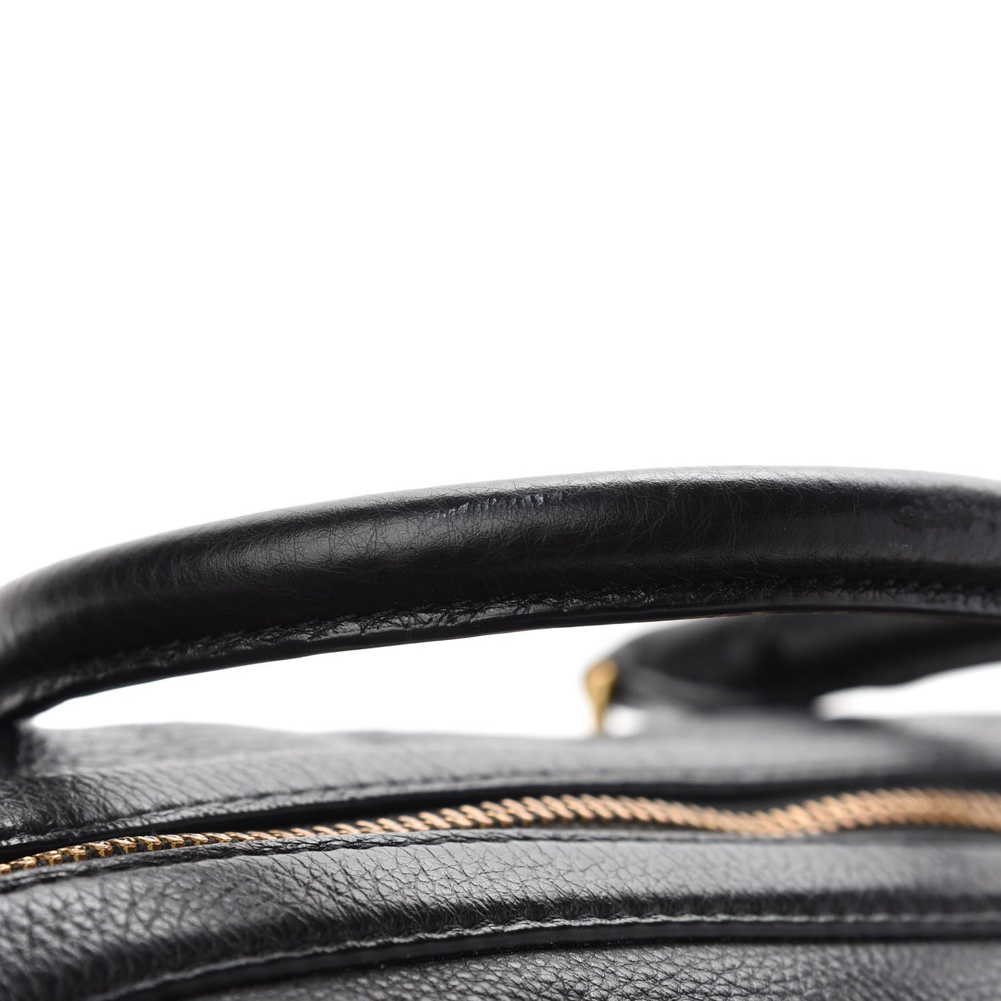 Calfskin Recruit Bauletto Satchel Tote Bag Black