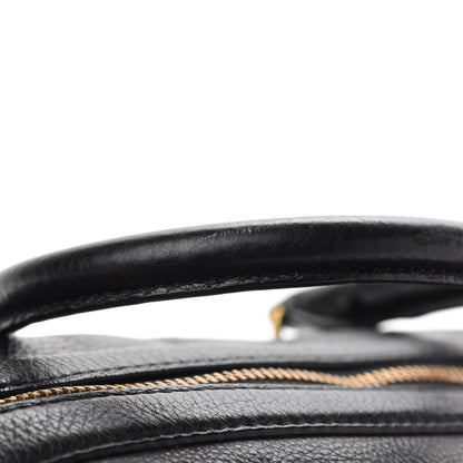 Marc Jacobs Calfskin Recruit Bauletto Satchel Tote Bag Black 12 of 13