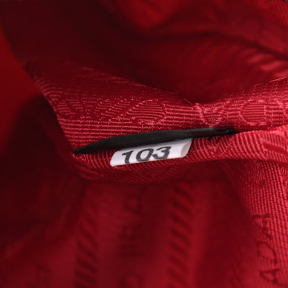Prada Nylon Re-Edition 2005 Shoulder Bag Rosso 10 of 11