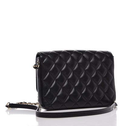 Chanel Lambskin Quilted Side Packs Black 4 of 12