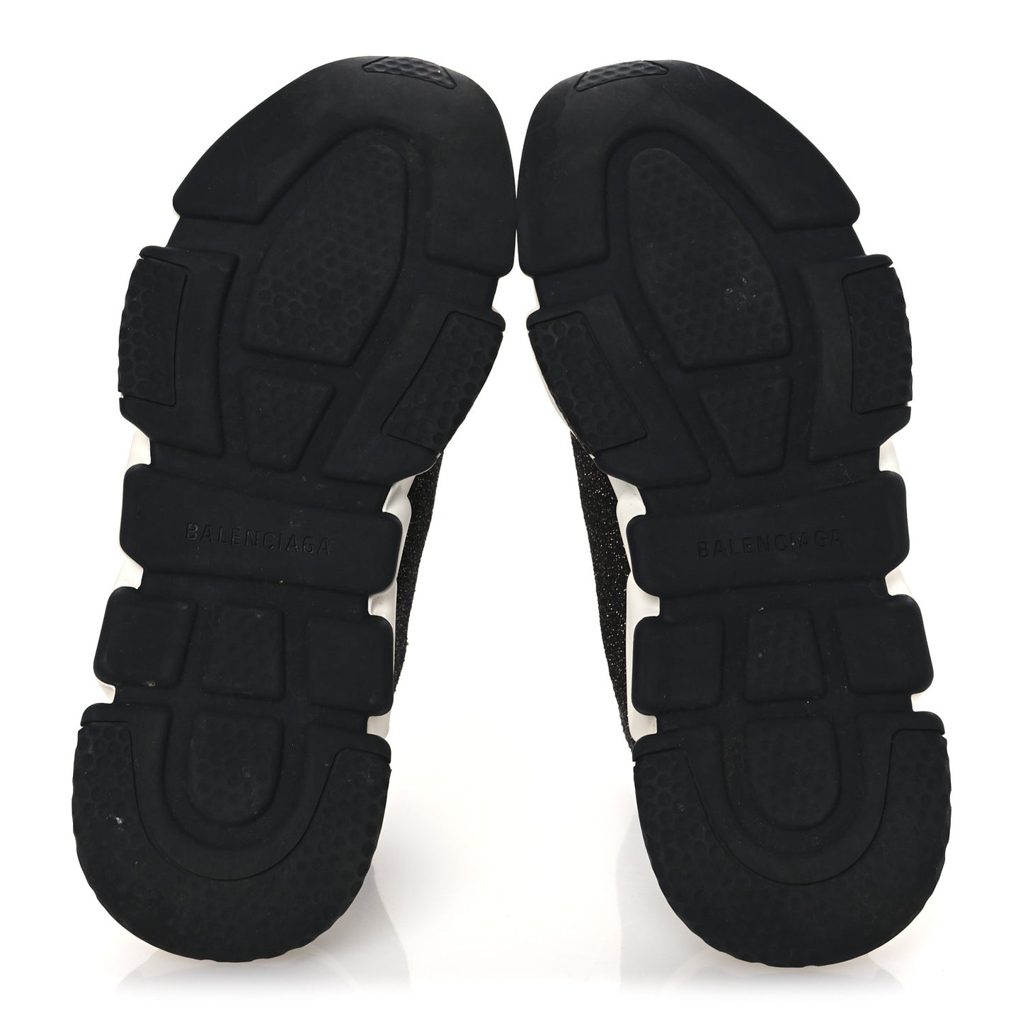 Metallic Knit Womens Speed Sneakers 41 Black Gold