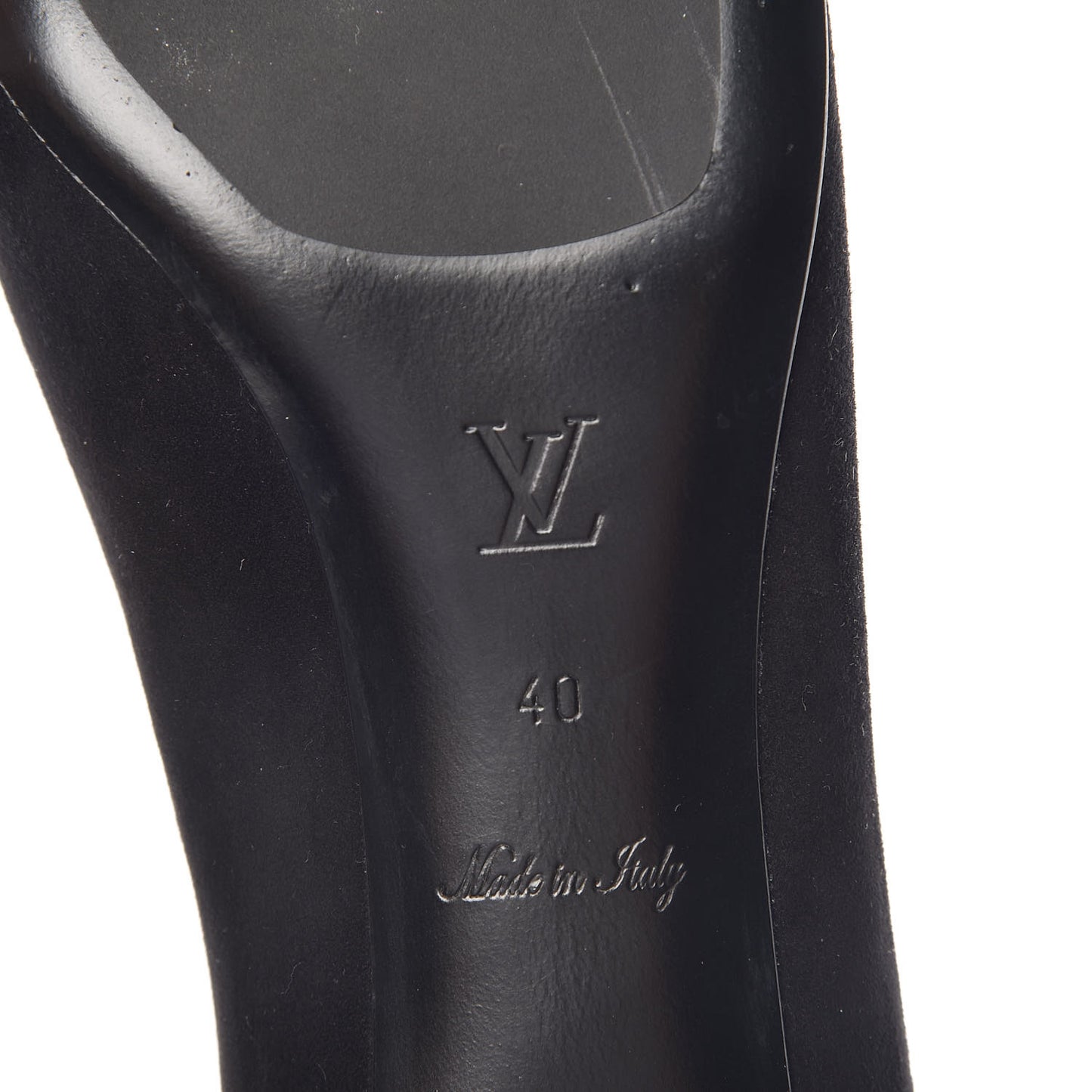 Suede Uniformes Pump 40 Black