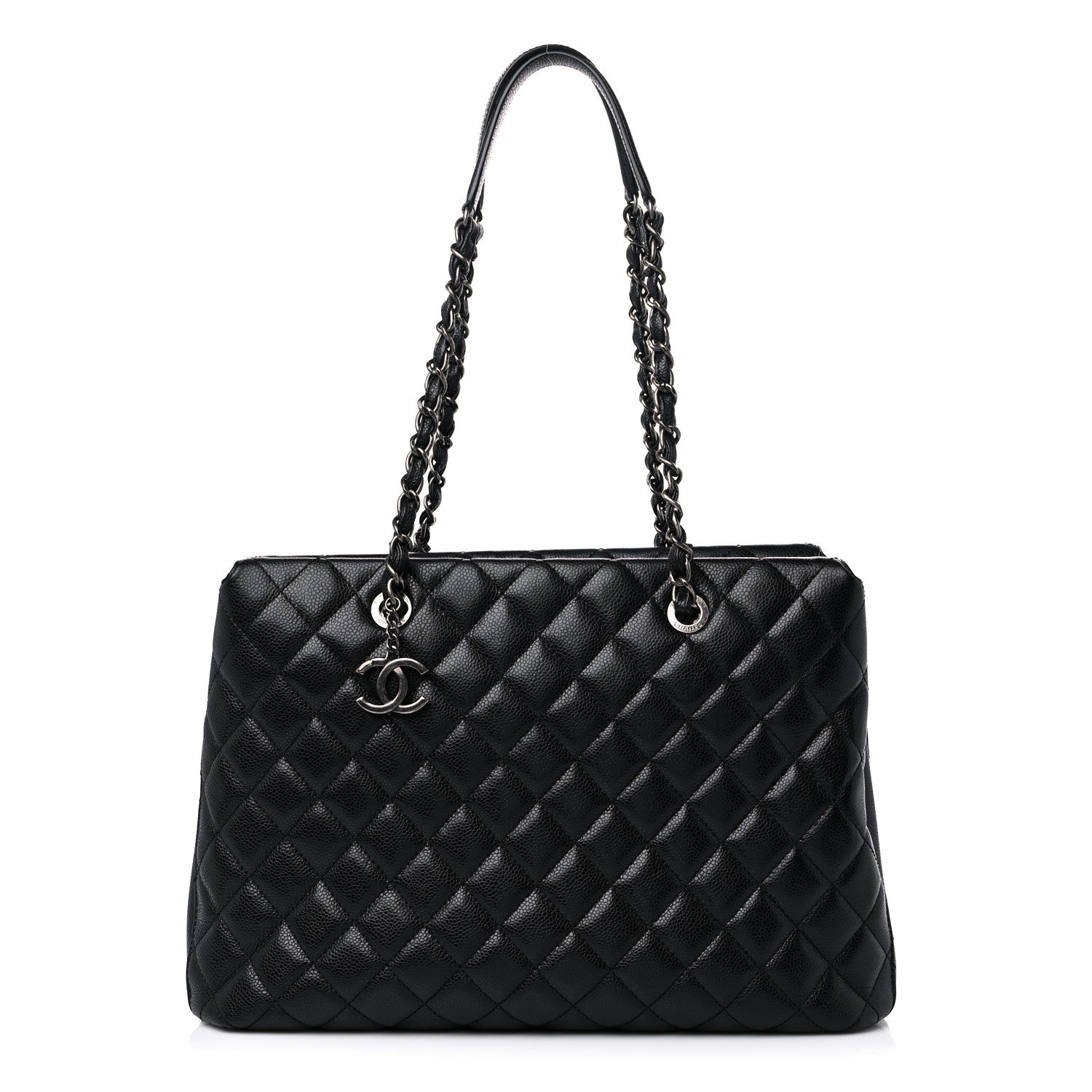 Chanel Caviar Quilted City Shopping Tote Black 1 of 14