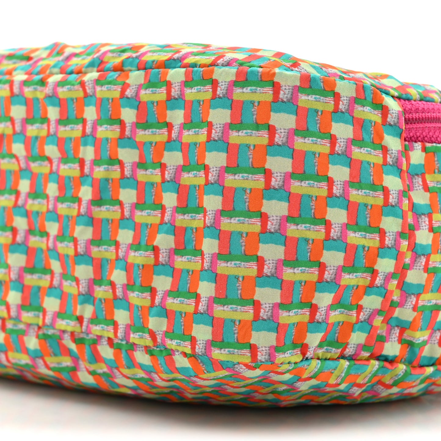 Rubber Quilted Lambskin Coco Rain Camera Bag Pink