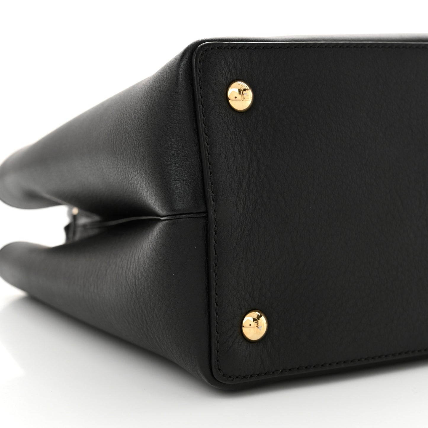 Vitello Dolce Century Petite 2Jours Tote Black Carbone