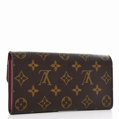 Louis Vuitton Monogram Emilie Wallet Fuchsia 3 of 7