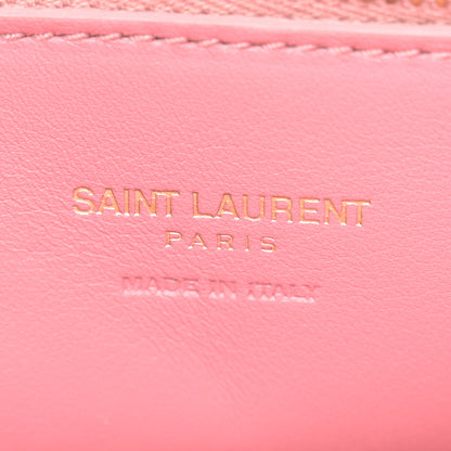 Saint Laurent Smooth Calfskin Small Monogram Cabas Vieux Rose 6 of 15