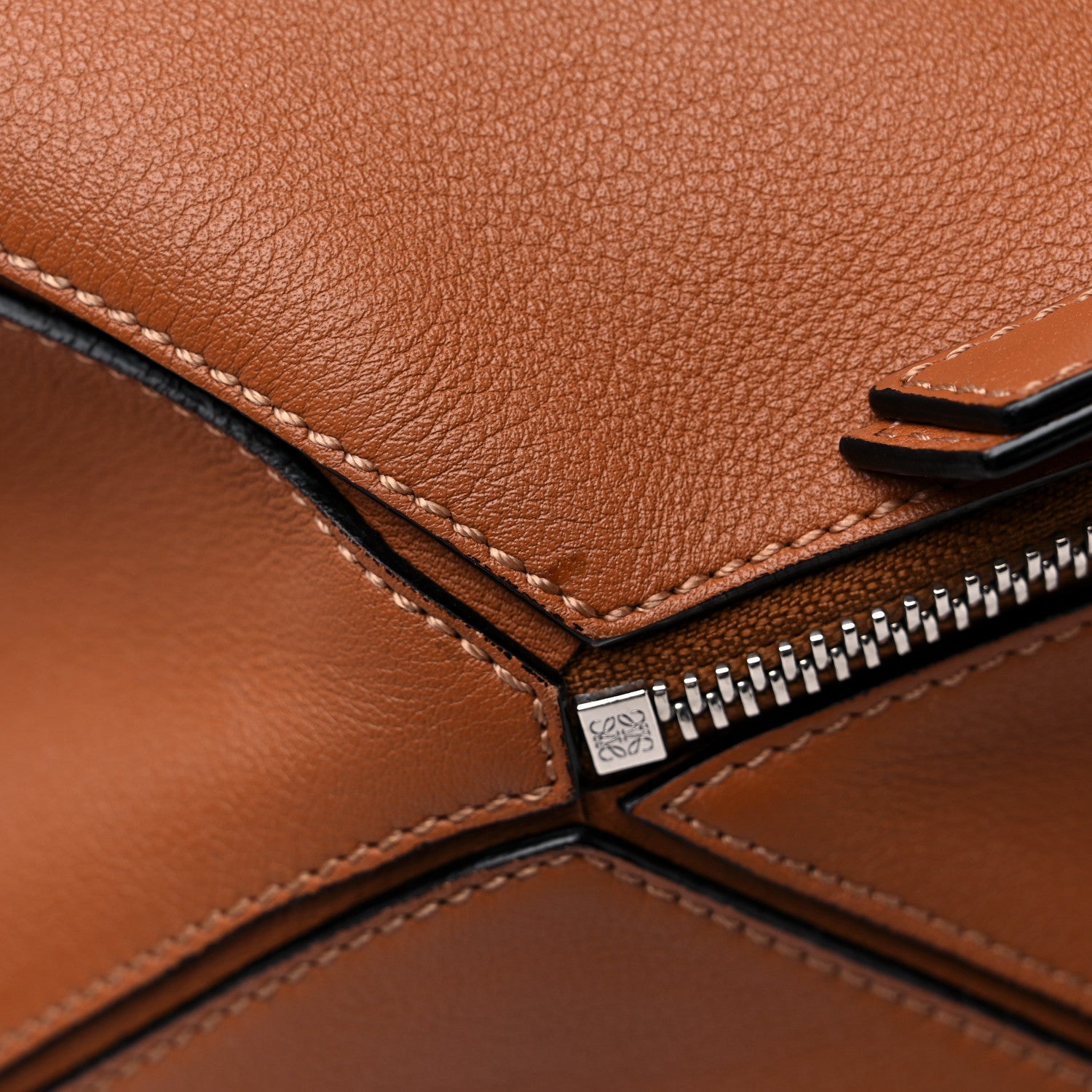 Loewe Calfskin Medium Puzzle Bag Tan 17 of 18